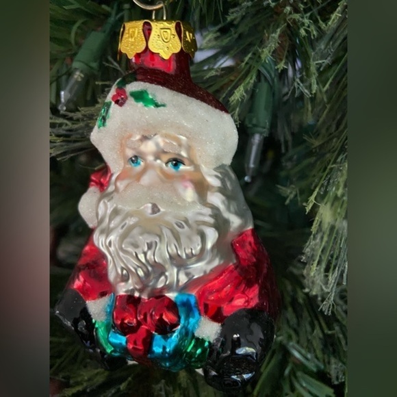 Hand Crafted 4” Santa Claus Christmas Tree Ornament Made In Poland Hand Painted - Picture 8 of 9